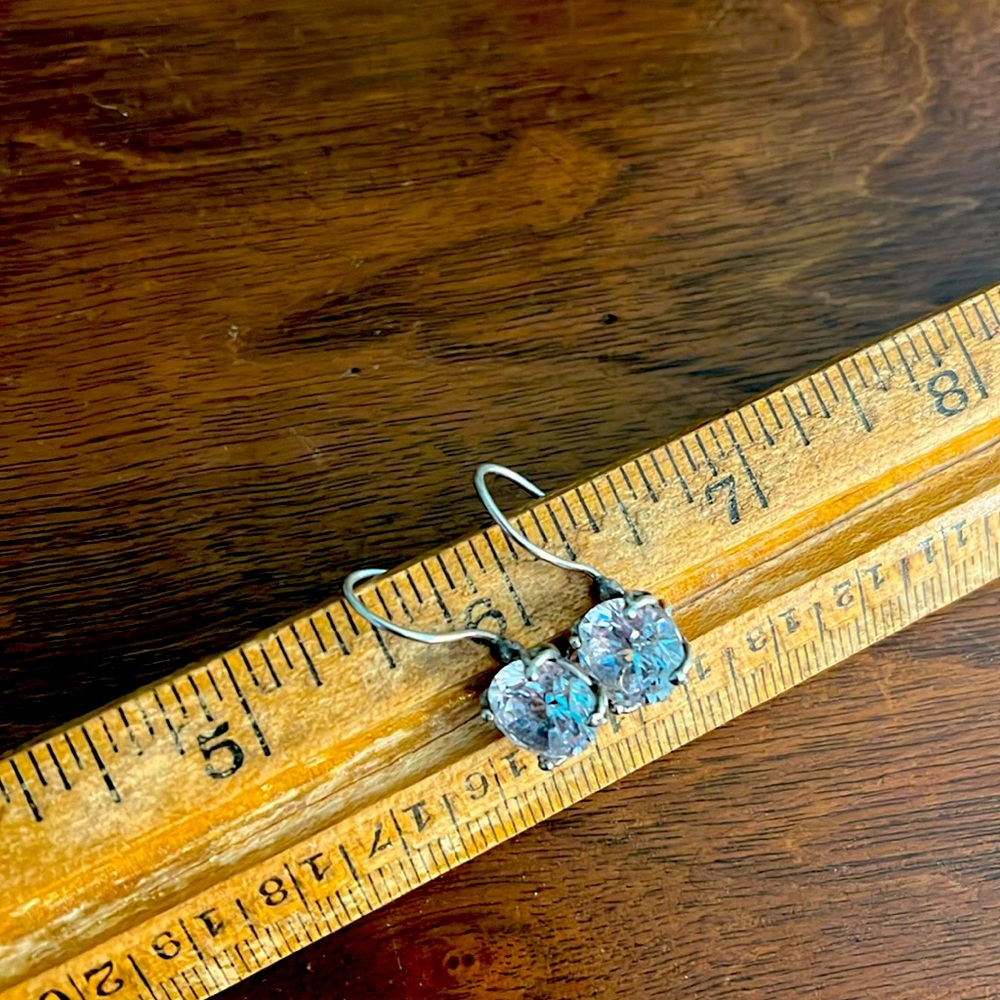 Sterling Silver CZ Earrings